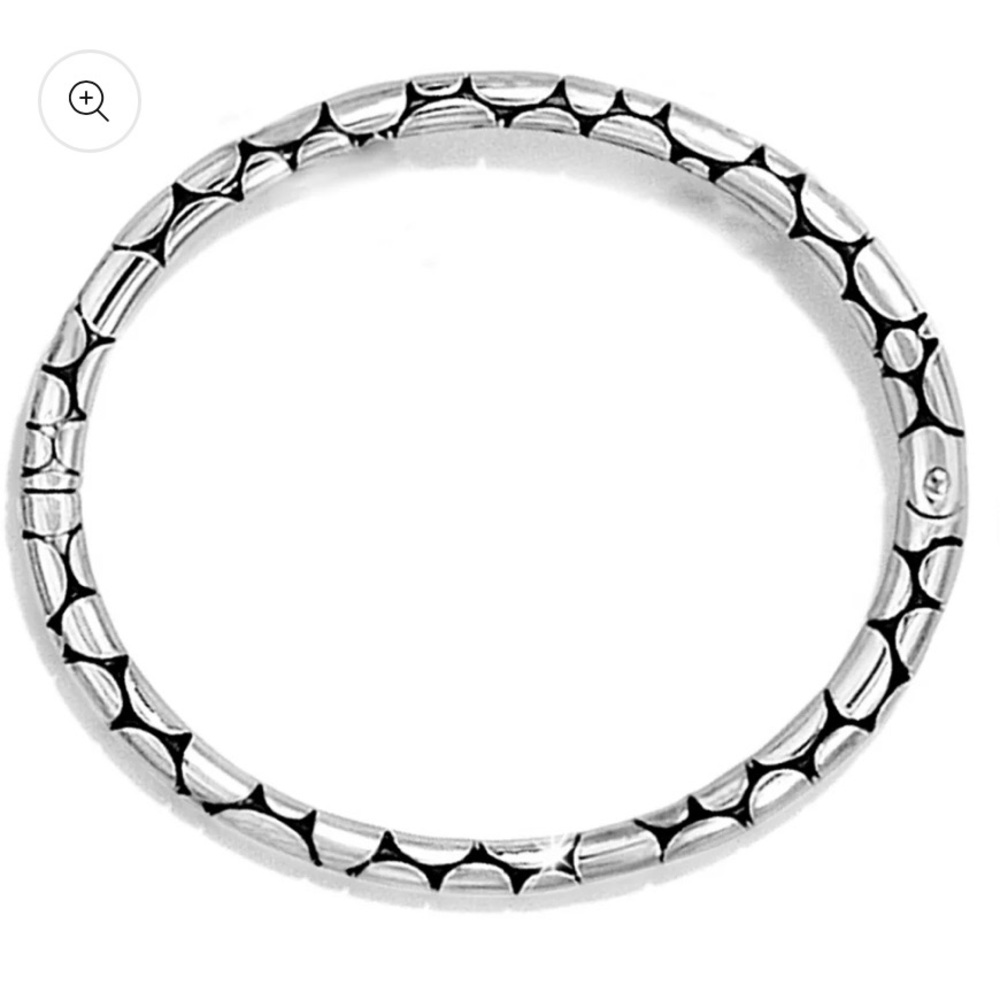 Brighton Pebble Slim hinged bangle NWT